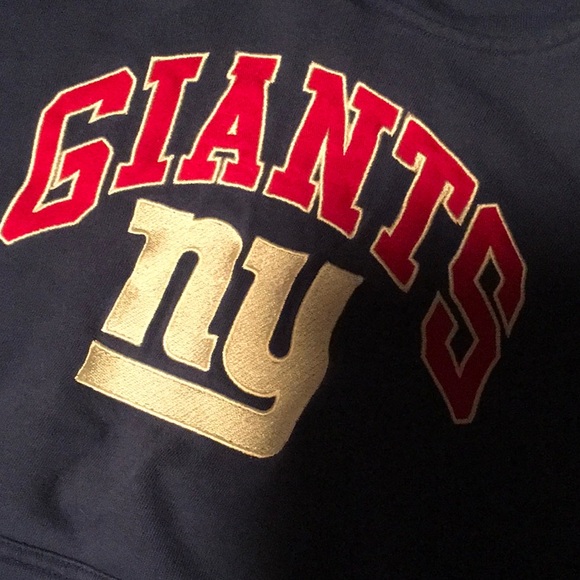 New York football Giants boys hoodie with embroidered details NFL team apparel - Picture 2 of 7